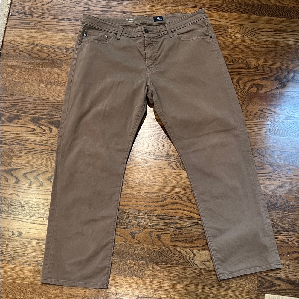 AG Adriano Goldschmied Men's Tan Chinos